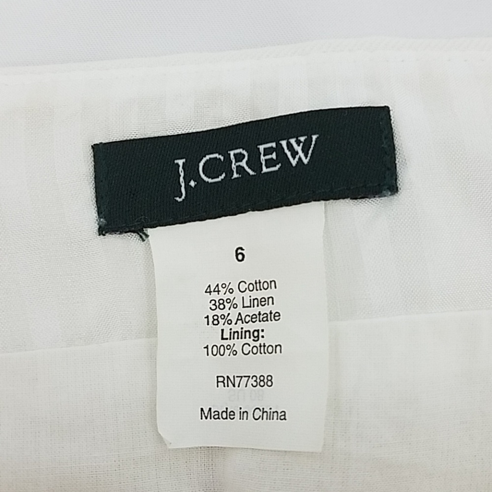🍍J Crew Gold Stripe Skirt 6 - Picture 5 of 7